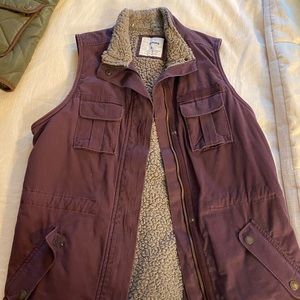 Maroon vest